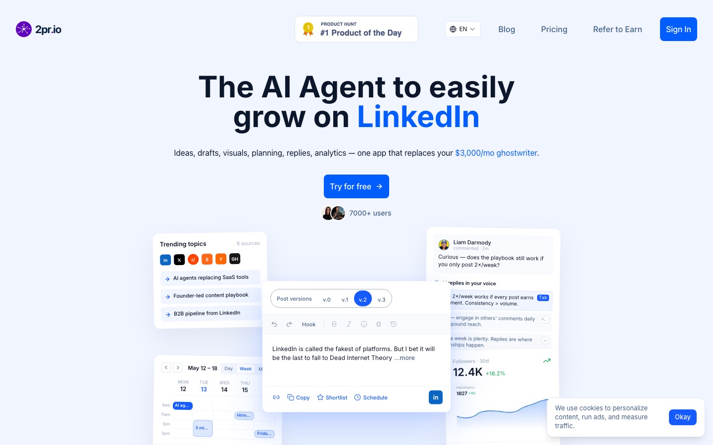 2pr.io homepage