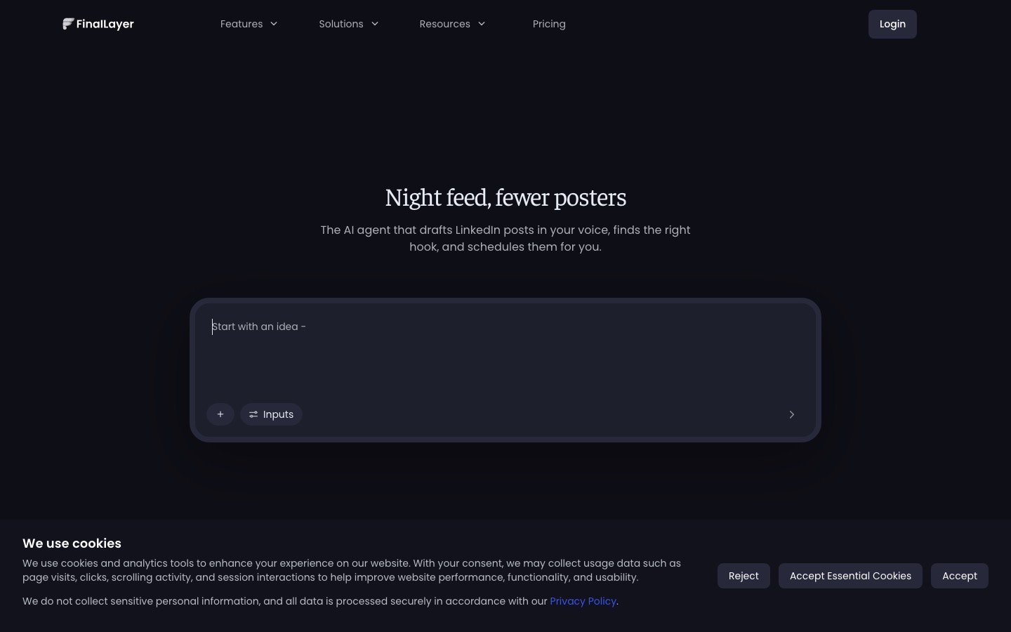 FinalLayer homepage